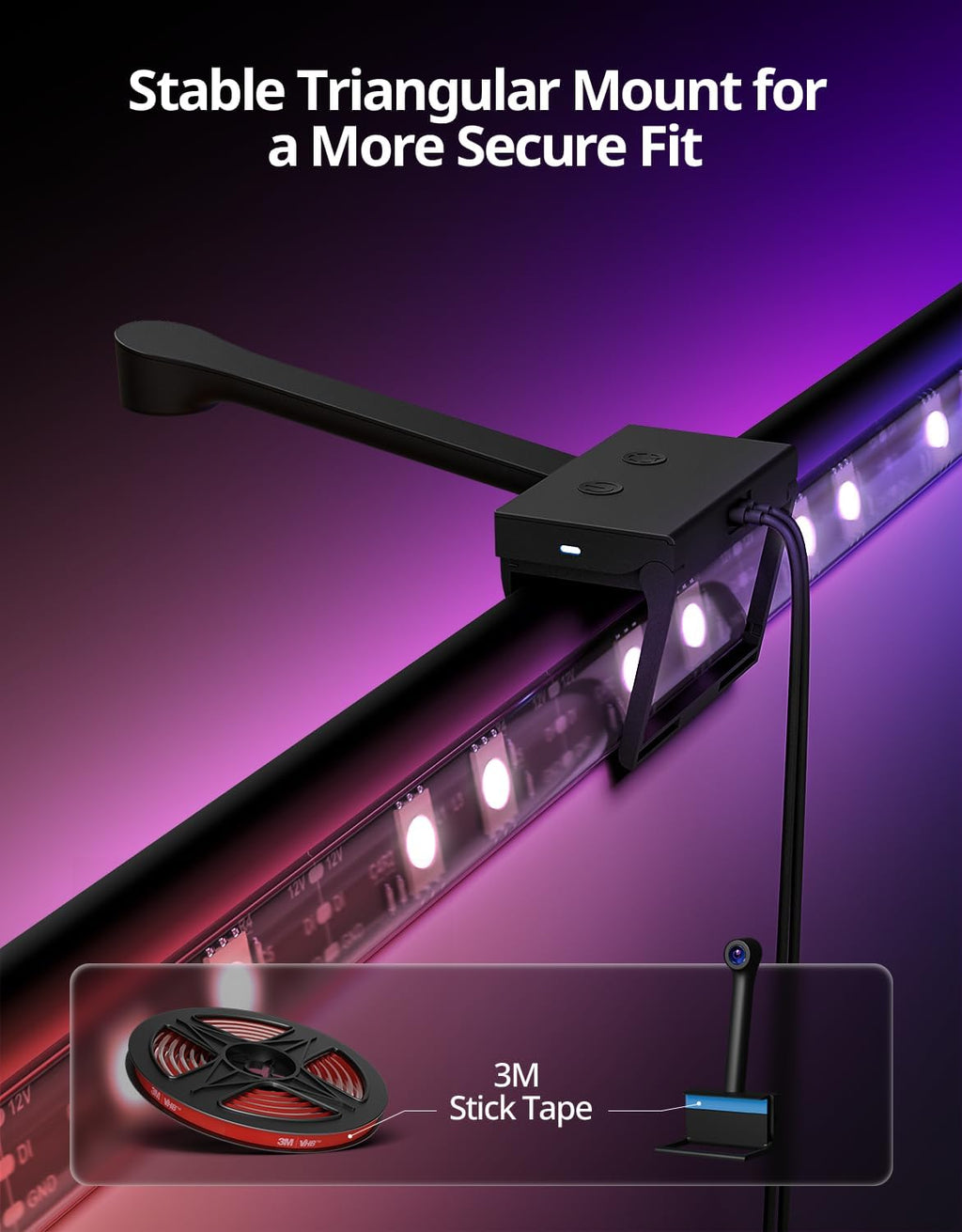 Smart LED TV Backlight with Camera Sync and App Control