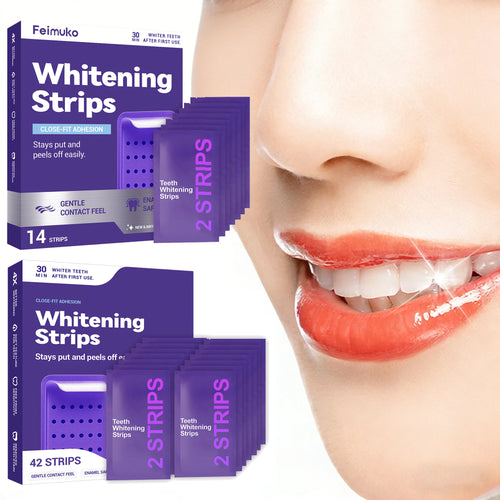 Purple Teeth Whitening Strips – Gentle Stain Removal