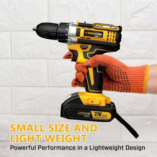 Cordless Rotary Hammer Drill Set – 21V Home DIY Kit