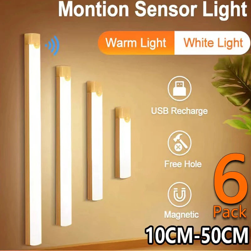 Rechargeable Motion Sensor Cabinet Light With Magnet