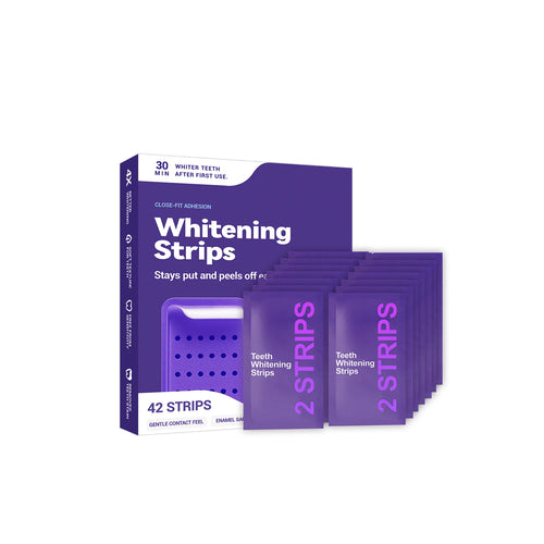 Purple Teeth Whitening Strips – Gentle Stain Removal