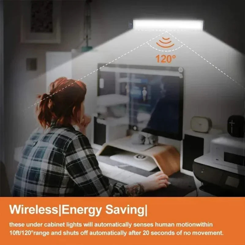 Rechargeable Motion Sensor Cabinet Light With Magnet